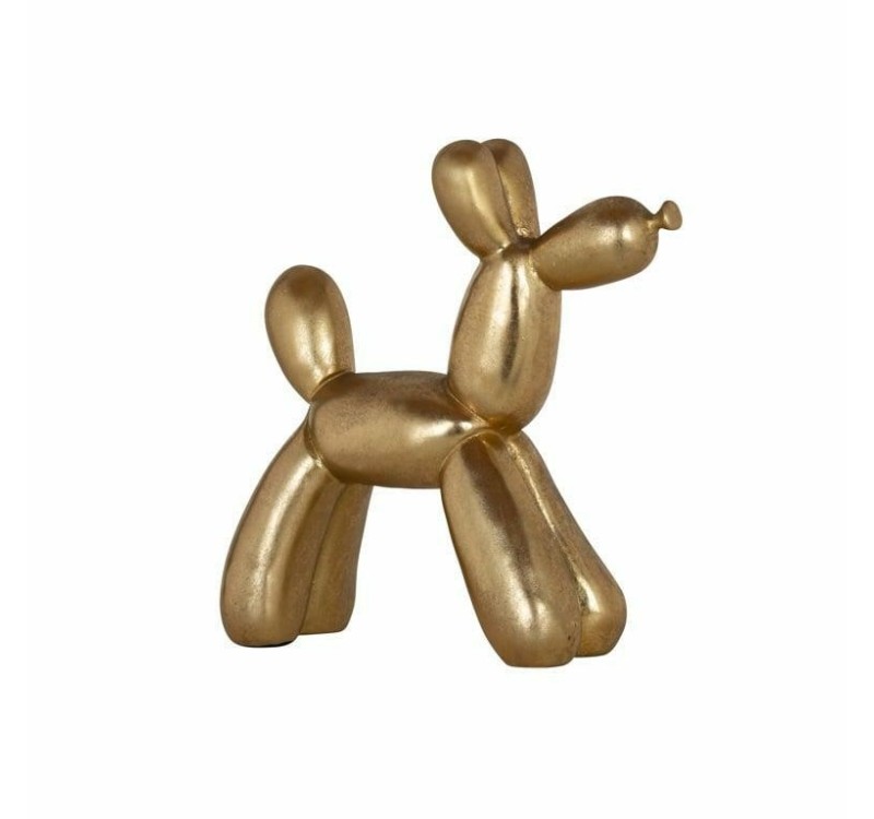 RICHMOND dekoracja DOG złota