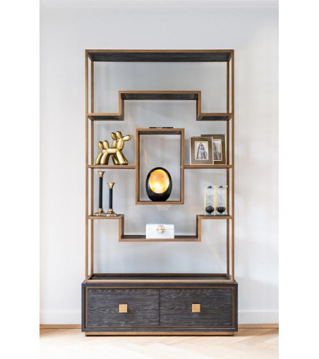 RICHMOND dekoracja DOG złota