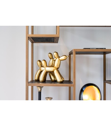 RICHMOND dekoracja DOG złota