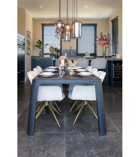 RICHMOND krzesło obrotowe ALINE białe - trudnopalne