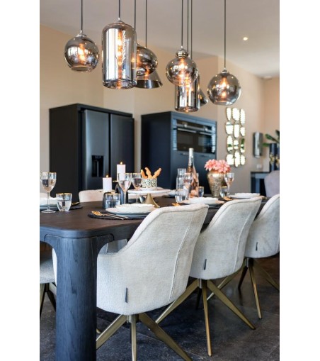 RICHMOND krzesło obrotowe ALINE białe - trudnopalne