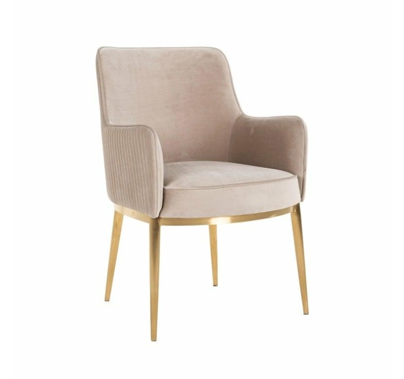 RICHMOND krzesło BREEZE beżowe - trudnopalne