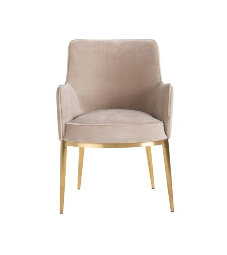 RICHMOND krzesło BREEZE beżowe - trudnopalne