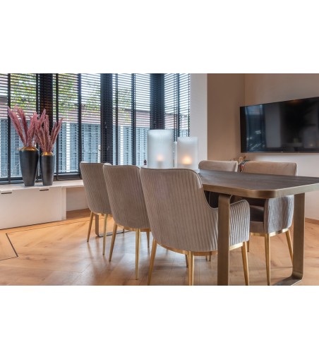 RICHMOND krzesło BREEZE beżowe - trudnopalne