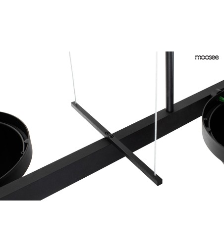 MOOSEE lampa wisząca PLANT LINE czarna