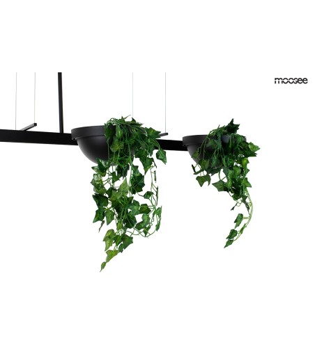 MOOSEE lampa wisząca PLANT LINE czarna