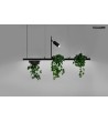 MOOSEE lampa wisząca PLANT LINE czarna