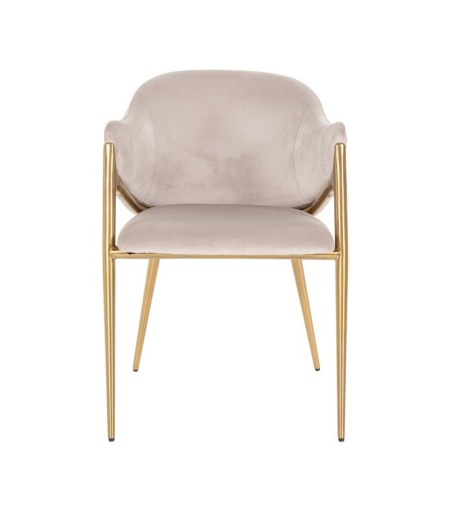 RICHMOND krzesło GWEN beżowe - trudnopalne