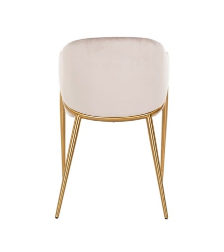 RICHMOND krzesło GWEN beżowe - trudnopalne