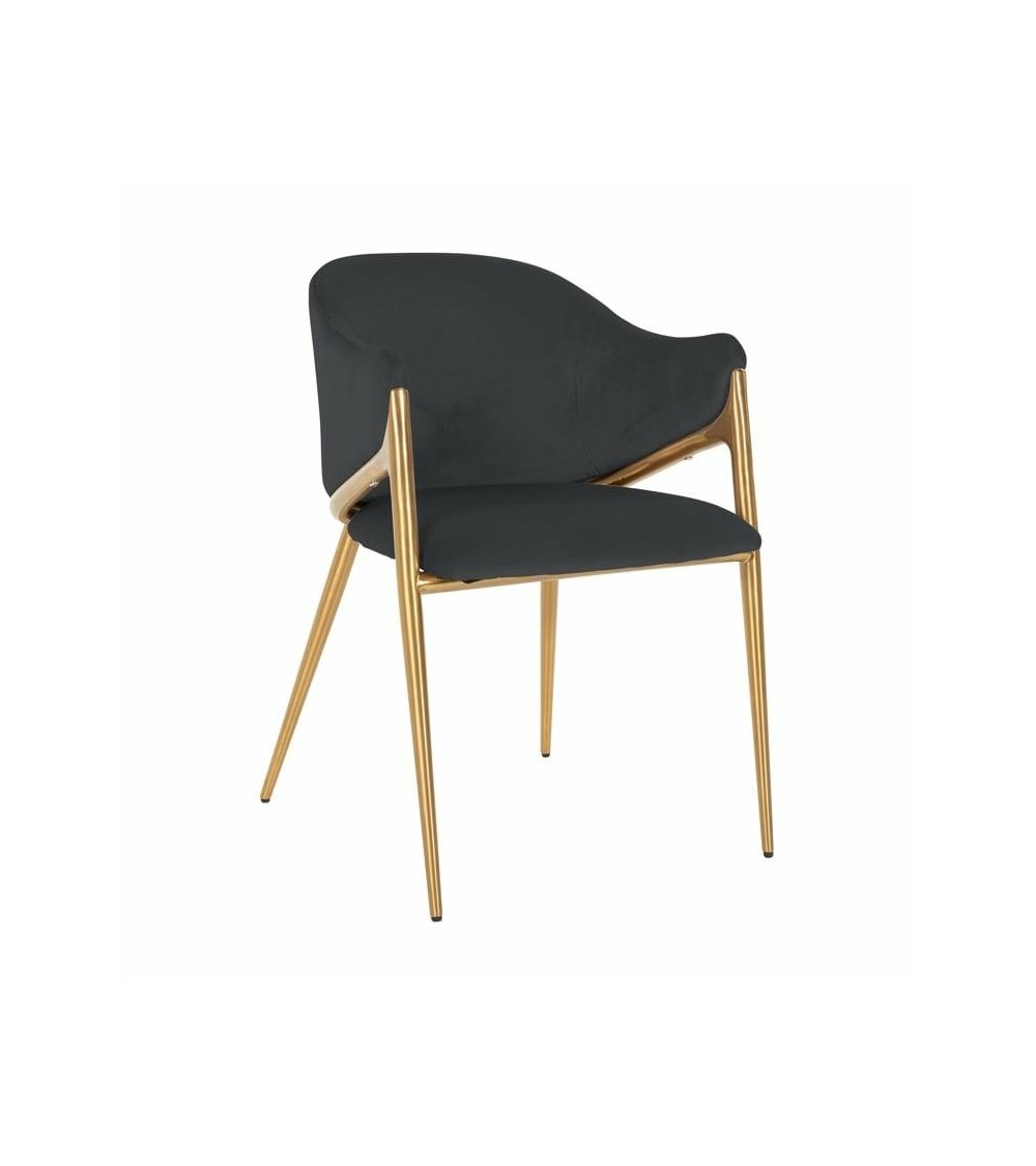 RICHMOND krzesło GWEN czarne - trudnopalne