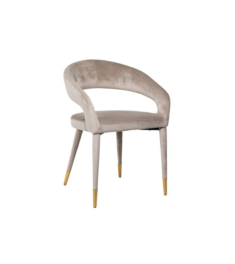 RICHMOND krzesło GIA beżowe - trudnopalne