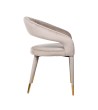 RICHMOND krzesło GIA beżowe - trudnopalne