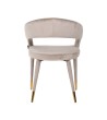 RICHMOND krzesło GIA beżowe - trudnopalne