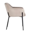 RICHMOND krzesło FAY welurowe - trudnopalne