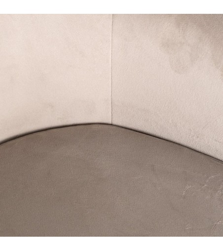 RICHMOND krzesło FAY welurowe - trudnopalne