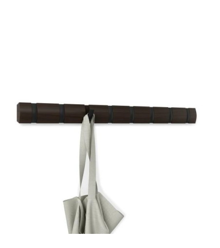 UMBRA wieszak na ubrania FLIP 8 czarny orzech