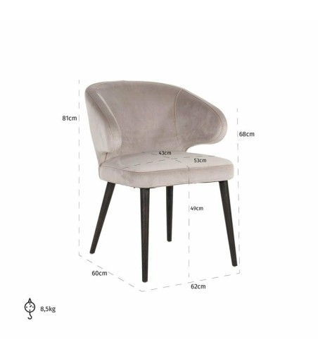 RICHMOND krzesło INDIGO KHAKI