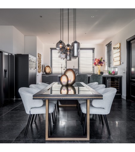 RICHMOND krzesło INDIGO BOUCLE