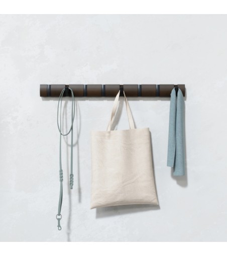 UMBRA wieszak na ubrania FLIP 8 czarny orzech