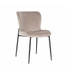 RICHMOND krzesło DARBY VELVET beżowy - trudnopalne
