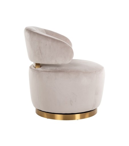 RICHMOND fotel obrotowy MAXIME beżowy