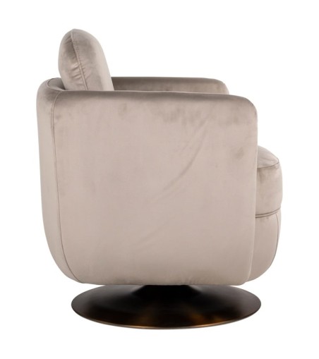 RICHMOND fotel obrotowy TURNER beżowy - trudnopalny