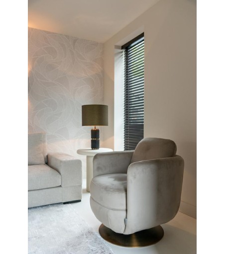 RICHMOND fotel obrotowy TURNER beżowy - trudnopalny