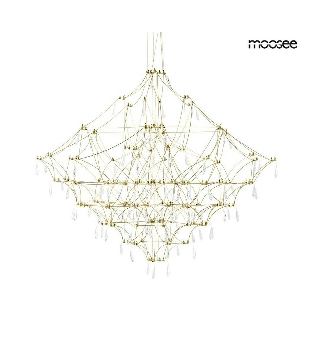 MOOSEE lampa wisząca CONSTELATION 100     GOLD - LED, stal szczotkowana