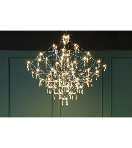 MOOSEE lampa wisząca CONSTELATION 77      GOLD - LED, stal szczotkowana