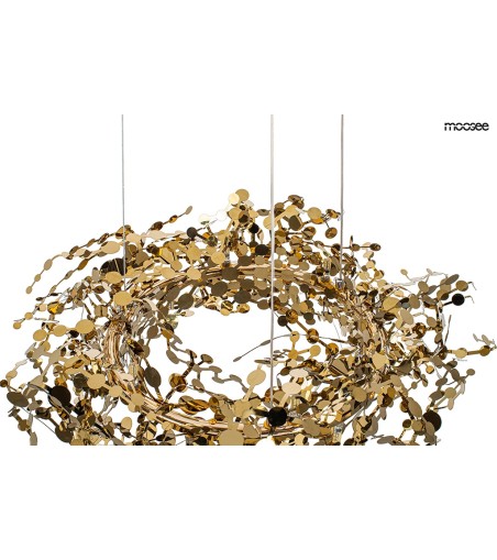 MOOSEE lampa wisząca MONETE 60 złota