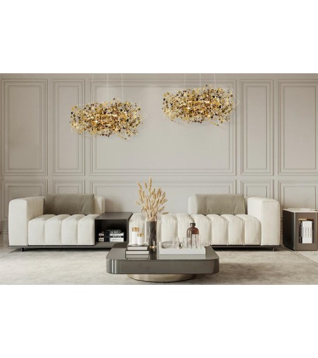 MOOSEE lampa wisząca MONETE 60 złota