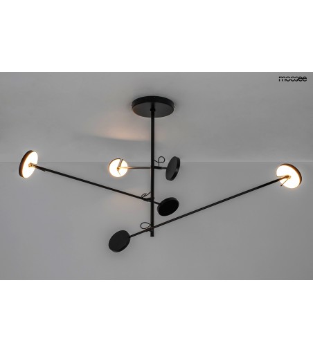 MOOSEE lampa wisząca BOBBIE 3 czarna