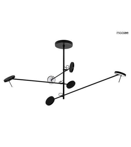 MOOSEE lampa wisząca BOBBIE 3 czarna