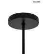 MOOSEE lampa wisząca BOBBIE 3 czarna
