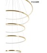 MOOSEE lampa wisząca RING SLIM L złota