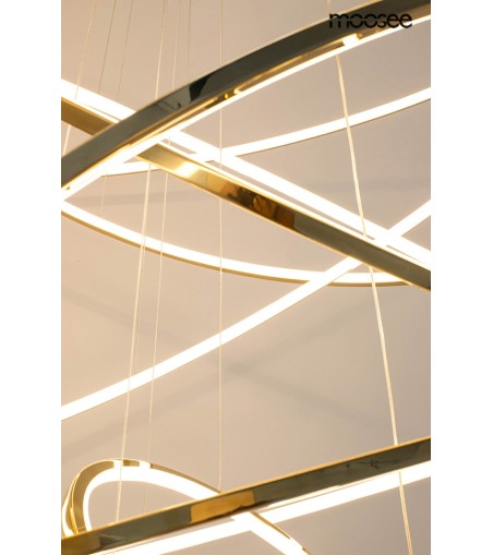 MOOSEE lampa wisząca RING SLIM L złota
