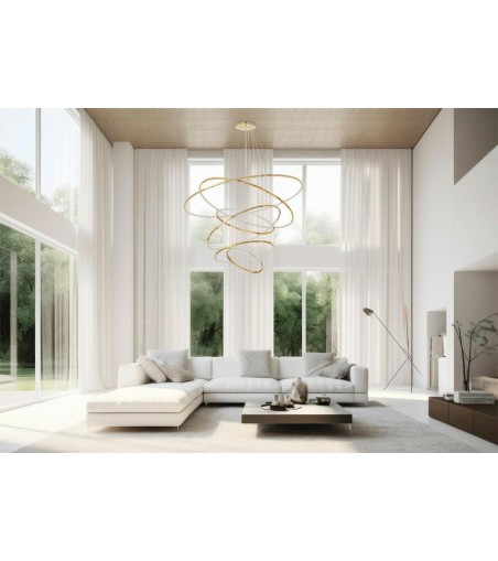 MOOSEE lampa wisząca RING SLIM XL złota