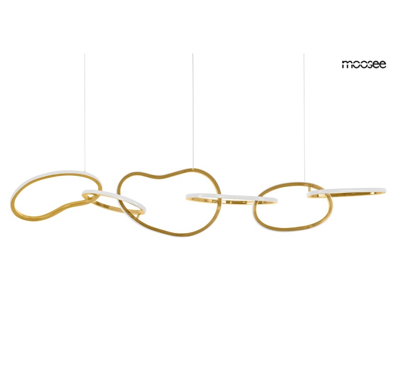 MOOSEE lampa wisząca JAZZ 6 złota