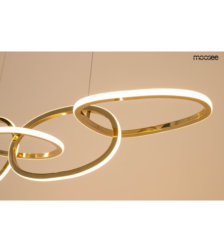 MOOSEE lampa wisząca JAZZ 6 złota