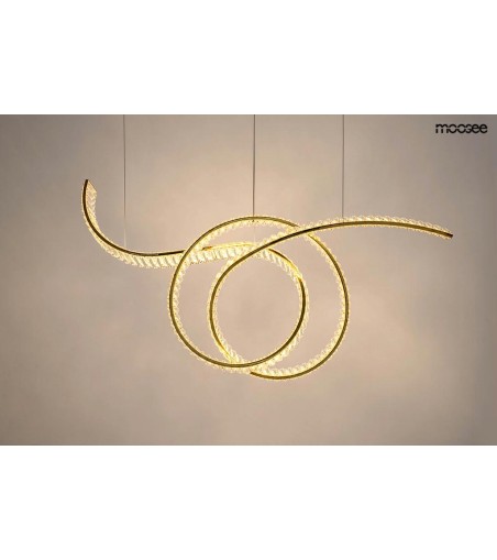 MOOSEE lampa wisząca WAVE 120 złota