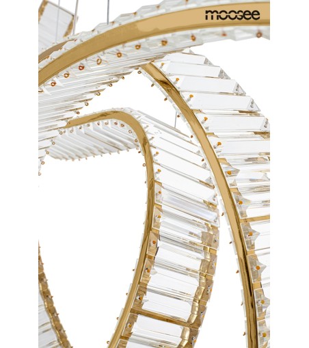 MOOSEE lampa wisząca WAVE 120 złota