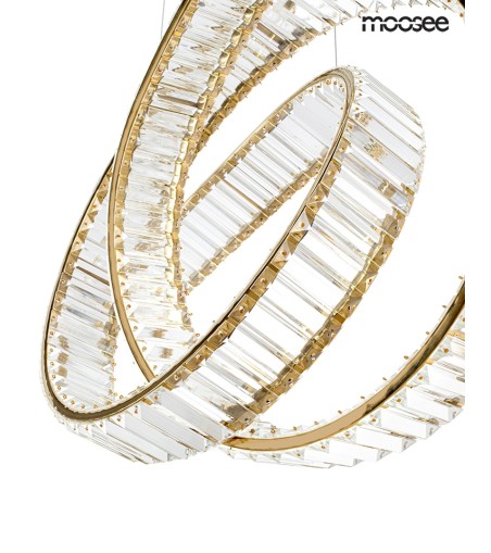 MOOSEE lampa wisząca WAVE 120 złota