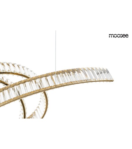 MOOSEE lampa wisząca WAVE 120 złota
