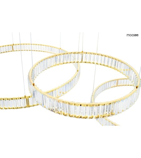 MOOSEE lampa wisząca LIBERTY 3B złota