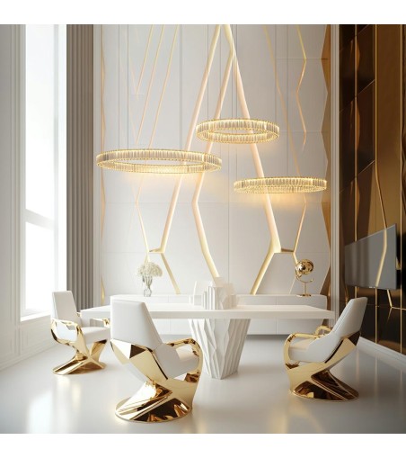 MOOSEE lampa wisząca LIBERTY 3B złota