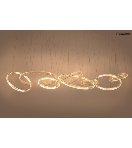 MOOSEE lampa wisząca LIBERTY LINE 8 złota