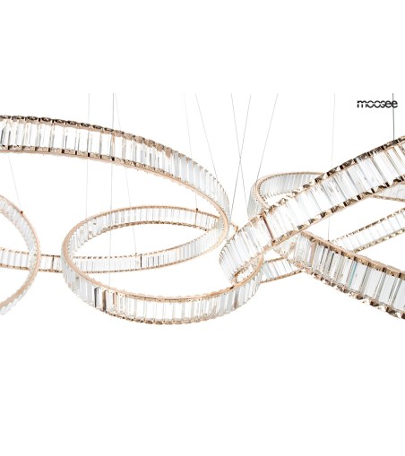 MOOSEE lampa wisząca LIBERTY LINE 8 złota