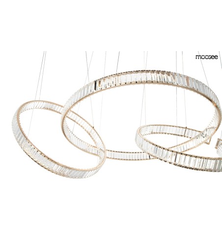 MOOSEE lampa wisząca LIBERTY LINE 8 złota