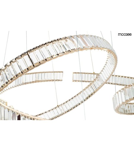 MOOSEE lampa wisząca LIBERTY LINE 8 złota