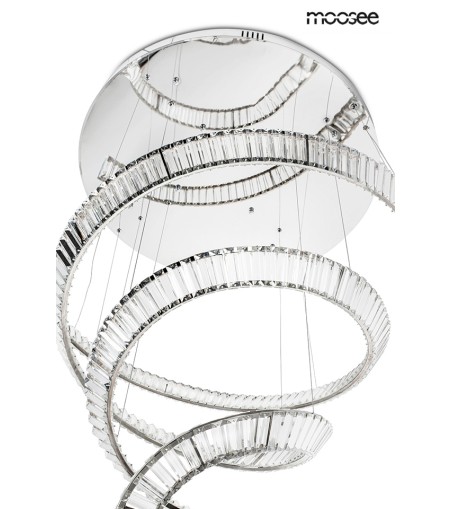 MOOSEE lampa wisząca WAVE CORDON 2B chrom